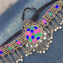 Load image into Gallery viewer, Tribal Afghan Head Piece, Hair Jewelry