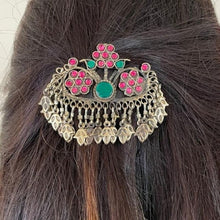 Load image into Gallery viewer, Afghan Teen Phool Hair Clip, Hair Accessories