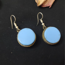 Load image into Gallery viewer, Antique Handmade Gemstones Earrings