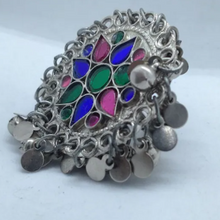 Load image into Gallery viewer, Tribal Massive Kuchi Ring, Handmade Ring