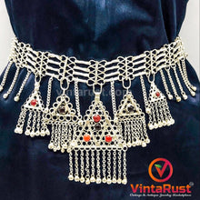 Load image into Gallery viewer, Ethnic Five Dangling Pendants Belly Belt