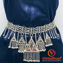 Load image into Gallery viewer, Ethnic Five Dangling Pendants Belly Belt