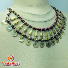 Load image into Gallery viewer, Tribal Ethnic Handmade Beaded Choker Necklace