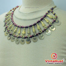 Load image into Gallery viewer, Tribal Ethnic Handmade Beaded Choker Necklace