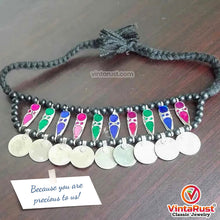 Load image into Gallery viewer, Kuchi Statement Tribal Multicolor Choker Necklace