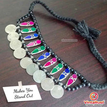 Load image into Gallery viewer, Kuchi Statement Tribal Multicolor Choker Necklace
