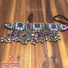 Load image into Gallery viewer, Bohemian Light Weight Multicolor Choker Necklace With Bells