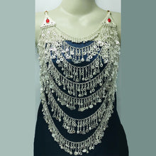 Load image into Gallery viewer, Tribal Multilayers Massive Silver Kuchi Necklace