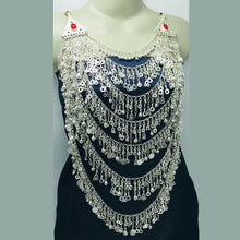 Load image into Gallery viewer, Tribal Multilayers Massive Silver Kuchi Necklace