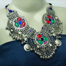 Load image into Gallery viewer, Antique Afghan Three Rings Necklace