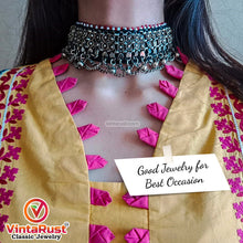 Load image into Gallery viewer, Handmade Tribal Statement Ethnic Collar Choker Necklace