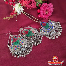 Load image into Gallery viewer, Tribal Kuchi Necklace With Jewellery Set