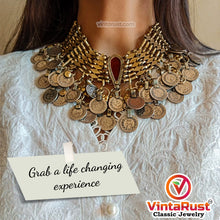 Load image into Gallery viewer, Bohemian Vintage Coins Choker Necklace