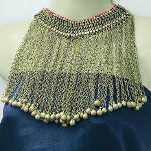 Load image into Gallery viewer, Bohemian Afghani Kuchi Long Bells Choker Necklace