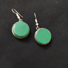 Load image into Gallery viewer, Antique Handmade Gemstones Earrings