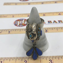 Load image into Gallery viewer, Antique Bird Ring, Cute Bird Jewelry, Stone Ring