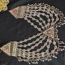 Load image into Gallery viewer, Antique Boho Statement Bib Necklace