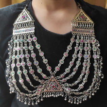 Load image into Gallery viewer, Antique Boho Statement Bib Necklace