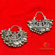Load image into Gallery viewer, Antique Ethnic Hoop Earrings With Bells