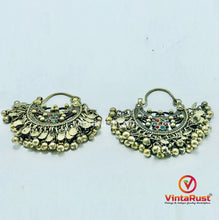 Load image into Gallery viewer, Antique Ethnic Hoop Earrings With Bells