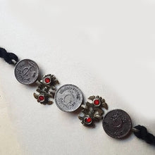 Load image into Gallery viewer, Antique Motif Statement Choker With Vintage Coins