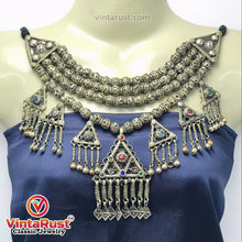 Load image into Gallery viewer, Stylish Beaded Chain Necklace with Seven Beautiful Dangling Pendants