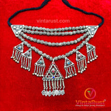 Load image into Gallery viewer, Stylish Beaded Chain Necklace with Seven Beautiful Dangling Pendants