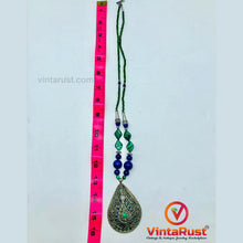 Load image into Gallery viewer, Beaded Chain Pendant Necklace