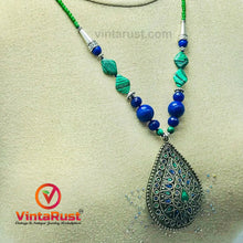Load image into Gallery viewer, Beaded Chain Pendant Necklace