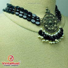 Load image into Gallery viewer, Beaded Boho With Metal Motif Jewelry Set