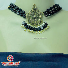 Load image into Gallery viewer, Beaded Boho With Metal Motif Jewelry Set