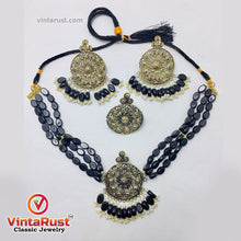 Load image into Gallery viewer, Beaded Boho With Metal Motif Jewelry Set