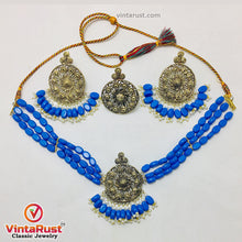 Load image into Gallery viewer, Beaded Boho With Metal Motif Jewelry Set