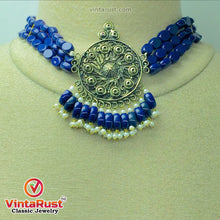 Load image into Gallery viewer, Beaded Boho With Metal Motif Jewelry Set