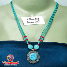 Load image into Gallery viewer, Beaded Multilayers Chain Necklace With Pendant
