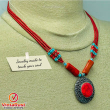 Load image into Gallery viewer, Beaded Multilayers Chain Necklace With Pendant