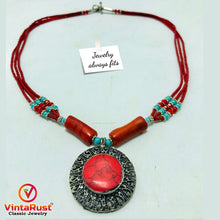 Load image into Gallery viewer, Beaded Multilayers Chain Necklace With Pendant
