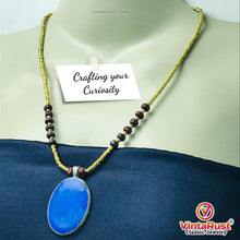 Load image into Gallery viewer, Beaded Statement Necklaces With Pendant Stone