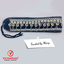 Load image into Gallery viewer, Belly Belt With Vintage Buttons and Laces