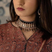 Load image into Gallery viewer, Handmade Tribal Kuchi Choker Necklace