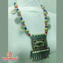 Load image into Gallery viewer, Bohemian Necklace With Golden Beads and Coins