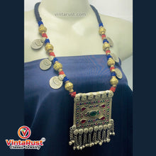 Load image into Gallery viewer, Bohemian Necklace With Golden Beads and Coins