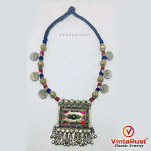 Load image into Gallery viewer, Bohemian Necklace With Golden Beads and Coins