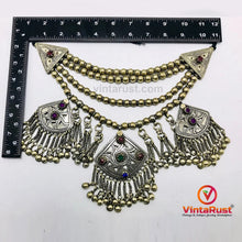 Load image into Gallery viewer, Tribal Multilayers Beaded Choker Necklace With Pendants