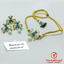 Load image into Gallery viewer, Bow & Bird Handmade Jewelry Set