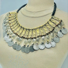 Load image into Gallery viewer, Vintage Coins Choker Necklace