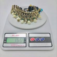 Load image into Gallery viewer, Handmade Tribal Metal Choker Necklace with Pearls