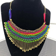Load image into Gallery viewer, Egyptian Antique Statement Choker Necklace