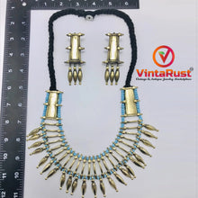 Load image into Gallery viewer, Ethnic Handmade Necklace With Earrings