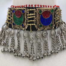 Load image into Gallery viewer, Ethnic Kuchi Dangling Bells Choker Necklace